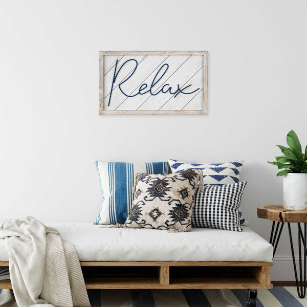 20 x 12 Relax Framed Wall Art