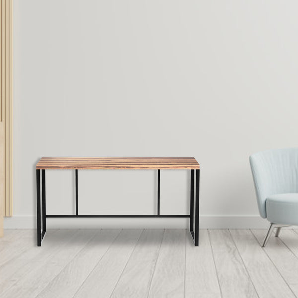 Squared Off Natural Wood Bar or Pub Table