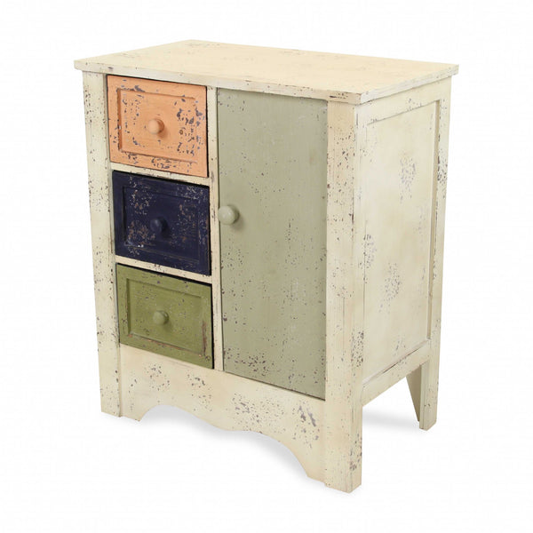 Vintage Chic Accent Storage Cabinet