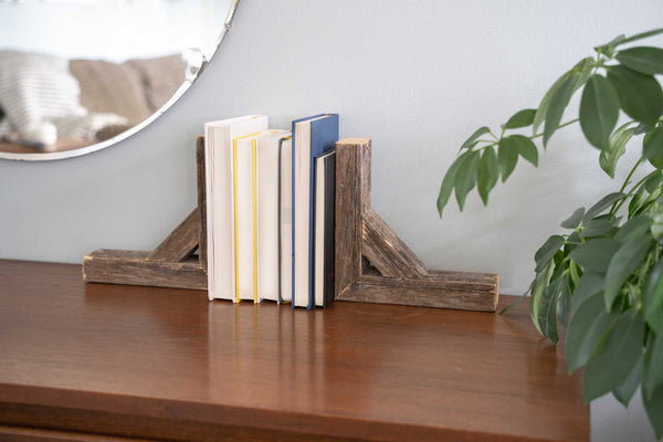 Set of Two Natural Weathered Gray Corbels