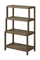 37" Bookcase with 4 Shelves in Antique Chestnut