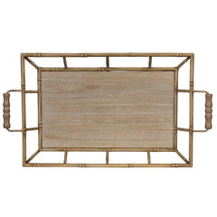 Tropical Wooden Bamboo Tray