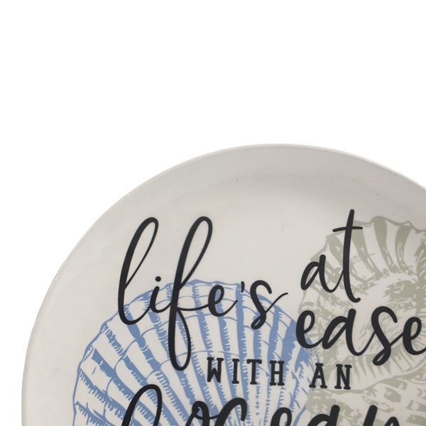 Set of 3 Life’s a Breeze Metal Plates Wall Decor