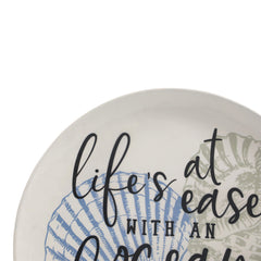 Set of 3 Life’s a Breeze Metal Plates Wall Decor
