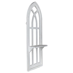 White Window Arch Wall Shelf