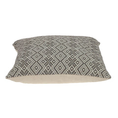 Beige and Mocha Throw Pillow