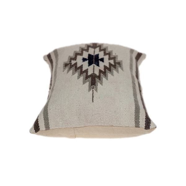 Southwest Gray and Brown Lumbar Throw Pillow