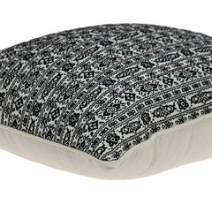 Black and White Vintage Design Throw Pillow