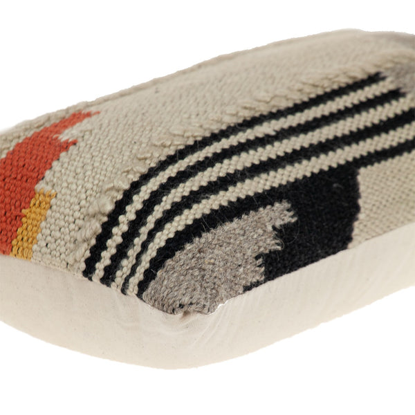 Boho Textured Lumbar Throw Pillow