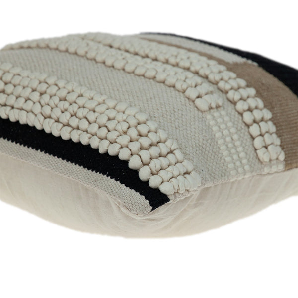 Natural Woven Bohemian Throw Pillow