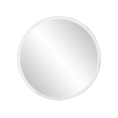 12' x 12' Minimalist Round Mirror with Beveled Edge