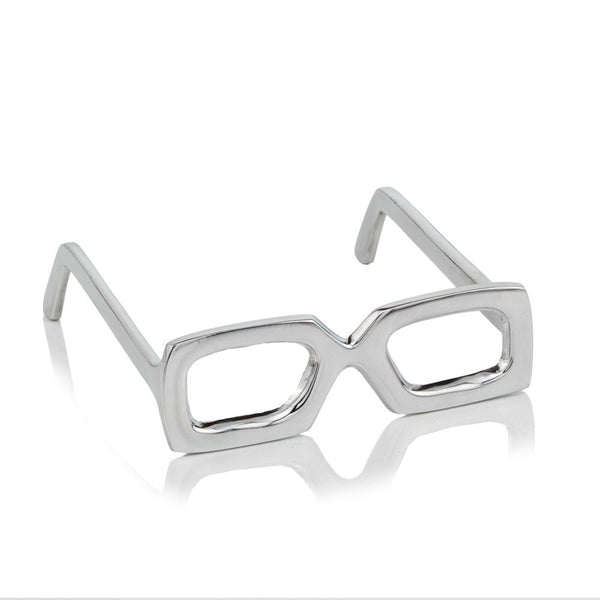 Silver Aluminum Glasses display in Shiny Smooth Finish  Decorative Table Top