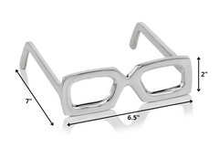 Silver Aluminum Glasses display in Shiny Smooth Finish  Decorative Table Top