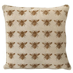 Set of 2 Mustard Multi Bumble Bee Decorative Accent Pillows