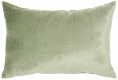 Glamorous Teal Lumbar Pillow with Metallic Gold Accents