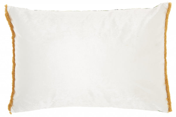 Multicolor Jungle Art Lumbar Pillow