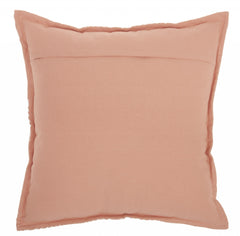 Coral and Ivory Scales Pattern Throw Pillow