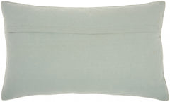 Brilliant Celadon Blue lumbar Pillow