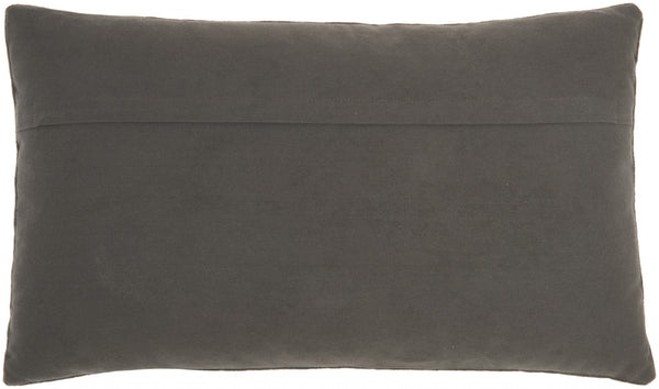Brilliant Dark Grey lumbar Pillow