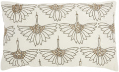 Brilliant Ivory lumbar Pillow