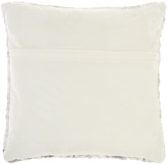 Graphite Marbled Patterned Throw Pillow