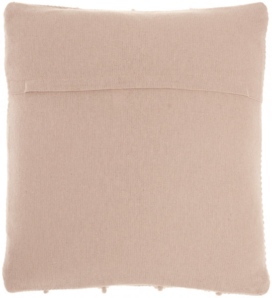 Rose Pink Chevron Detail Throw Pillow