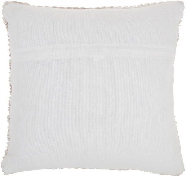 Petite Purple and White Striped Throw Pillow