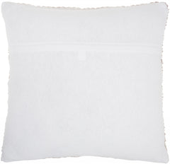 Purple and White Striped Throw Pillow