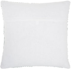 Teal and White Striped Throw Pillow