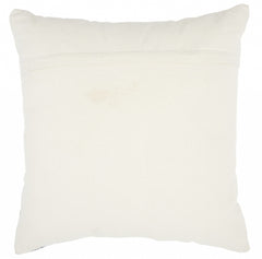 Navy Blue and Ivory Stars Throw Pillow