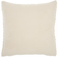 Ivory Chunky Braid Throw Pillow