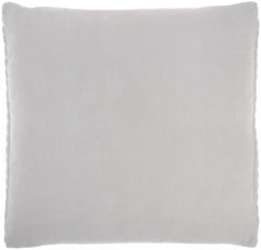 Light Gray Braided Chevron Throw Pillow