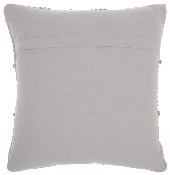 Light Gray Textured Diamonds Throw Pillow