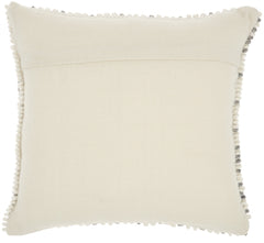 Light Gray Dotted Throw Pillow
