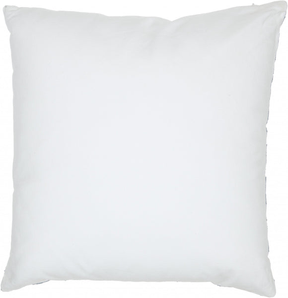 Light Blue Tribal Pattern Throw Pillow