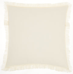 Solid Ivory Contemporary Throw Pillow