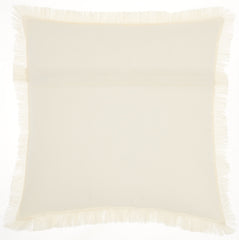 Solid Ivory Contemporary Throw Pillow