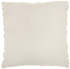 Sequined Beige Accent Throw Pillow