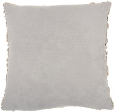 Sequined Grey Accent Throw Pillow