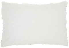 Stylish Handcrafted White Accent Throw Pillow