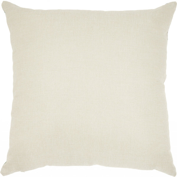 Green Indoor Outdoor Palm Leaves Throw Pillow