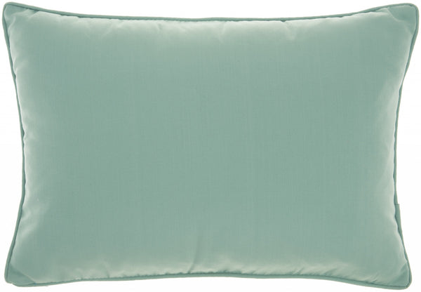 Aqua Indoor Outdoor LumbarThrow Pillow