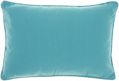 Turquoise Indoor Outdoor LumbarThrow Pillow
