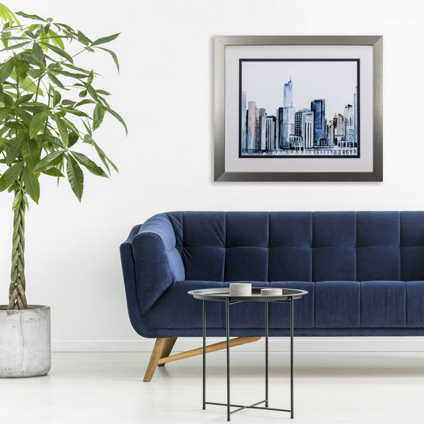Skyline I Watercolor Framed Art