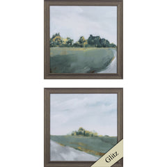 Set of Two Field of Dreams Abstract Framed Art