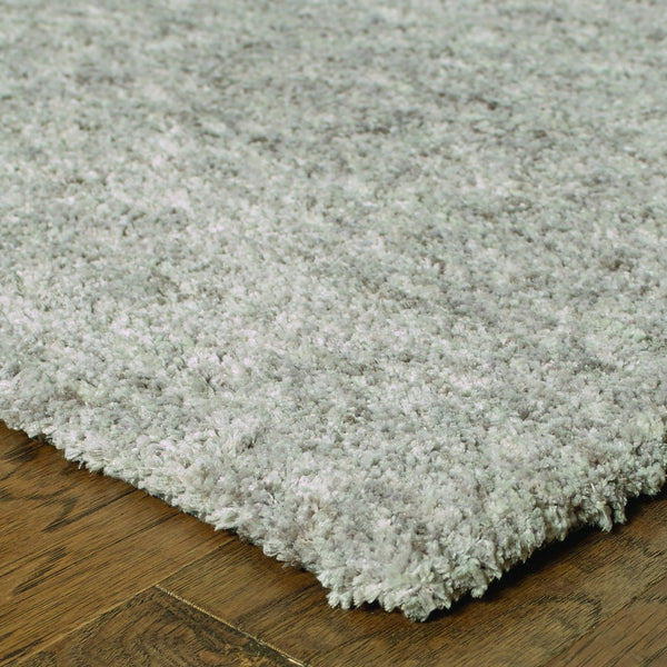 3’ x 5’ Modern Shaggy Soft Gray Indoor Area Rug