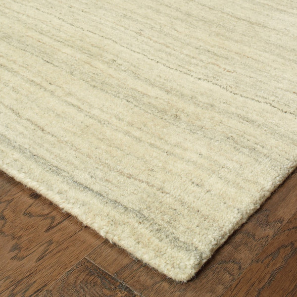 4’ x 6’ Two-toned Beige and GrayArea Rug