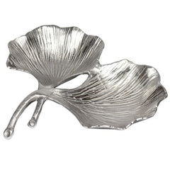 Two Section Textured Flower Serving Bowl