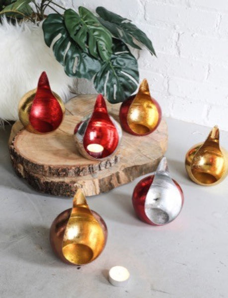 Teardrop Shaped Tealight Holder