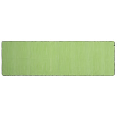 3' X 8' Apple Green Soft Stripes Runner Rug